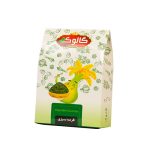 سبزی خشک قرمه سبزی گالوک در بسته بندی بهداشتی که لوگو گالوک روی آن ثبت شده است.