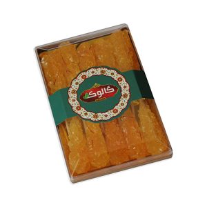 نبات نی دار 10 عددی زعفرانی پوشال دار از زاویه ای دیگر