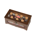 بسته بندی پک گلنوش که محتویات آن غنچه گل محمدی، چای ترش، پنیرک، دارچین، بابونه، به لیمو، بهار نارنج است.