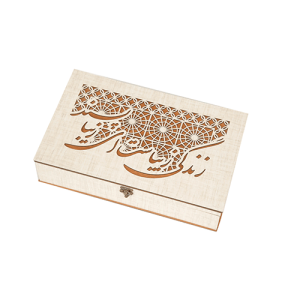 4 مثقال زعفران نگین درجه یک در قندان مسی پرداز، 2 عدد گلدان مسی پرداز در جعبه چوبی پک یادگار