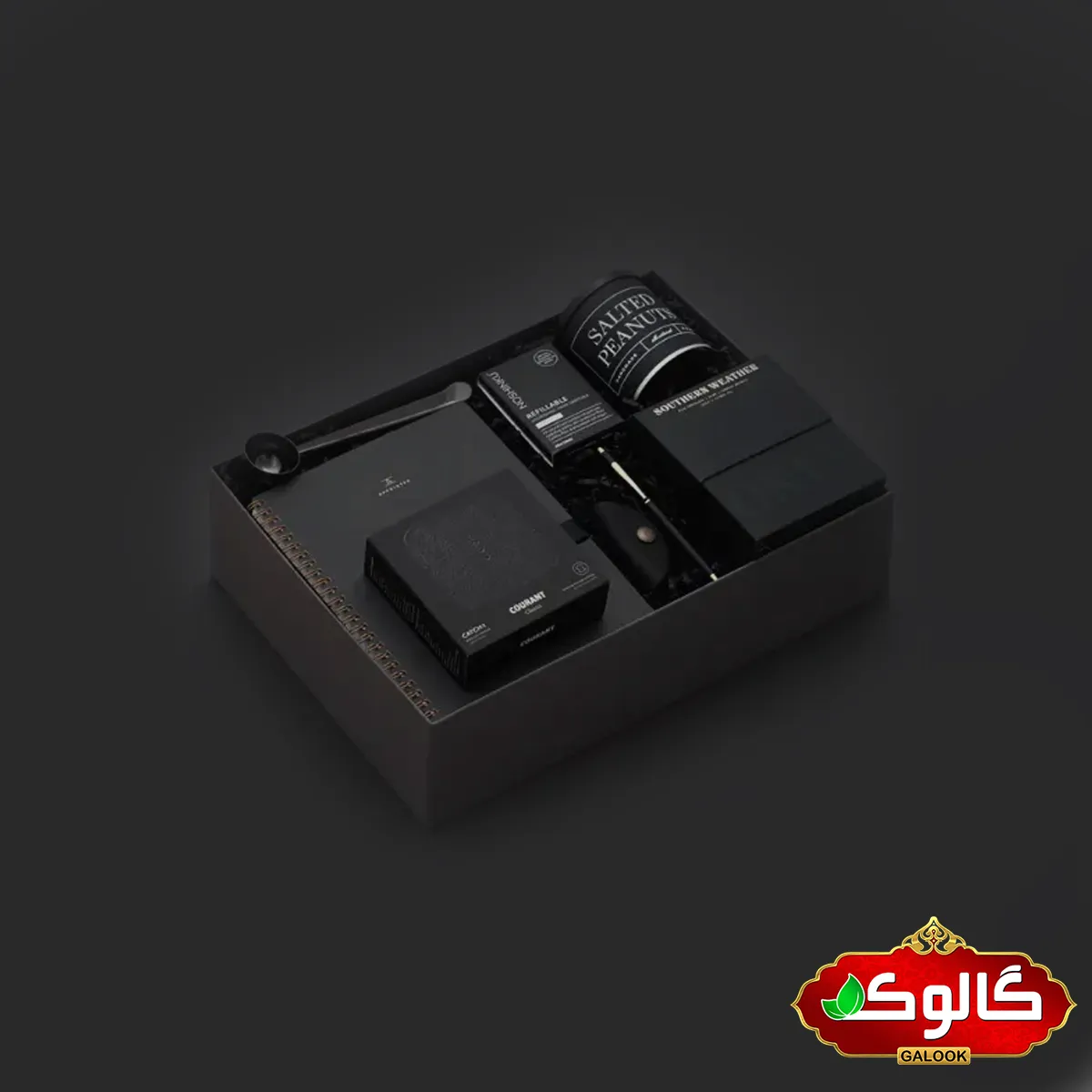 هدیه مدیریتی لاکچری با طراحی یک دست و مشکی